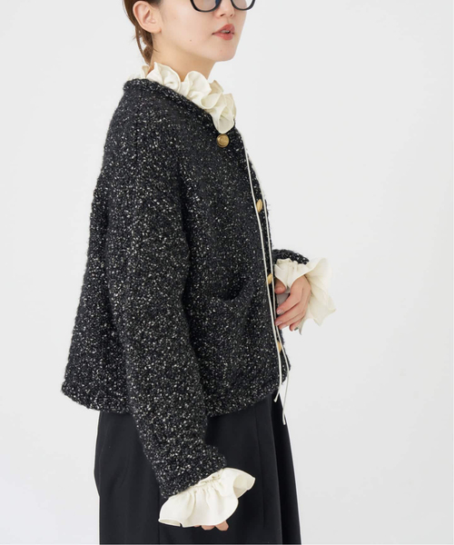 IENA（イエナ） ブラウス シャツ 襟フリルブラウス レディース