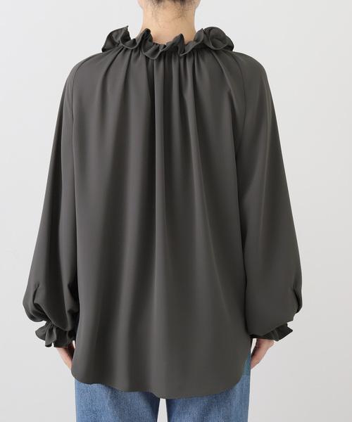 IENA（イエナ） ブラウス シャツ 襟フリルブラウス レディース