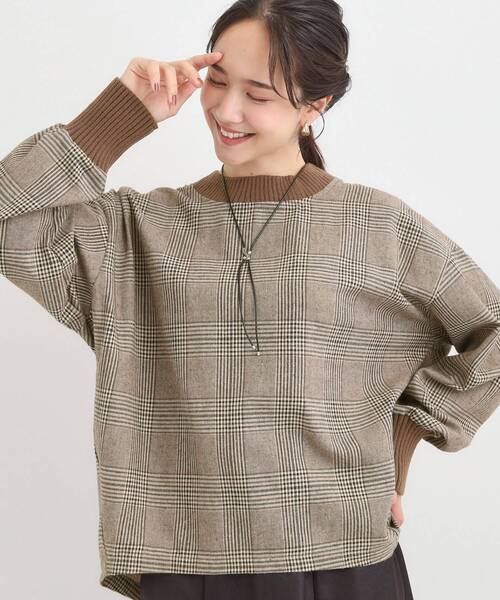 SHOO・LA・RUE（シューラルー） tシャツ チェック柄プルオーバー