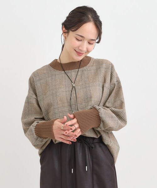 SHOO・LA・RUE（シューラルー） tシャツ チェック柄プルオーバー