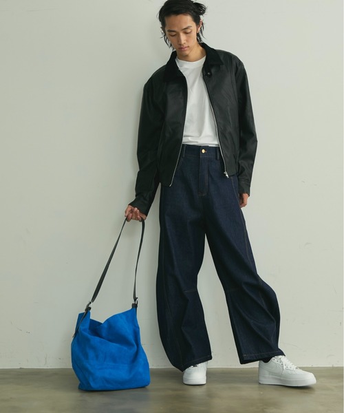 BLANK HOTEL ショルダーバッグ Faux Suede One-Handle Shoulder Bag