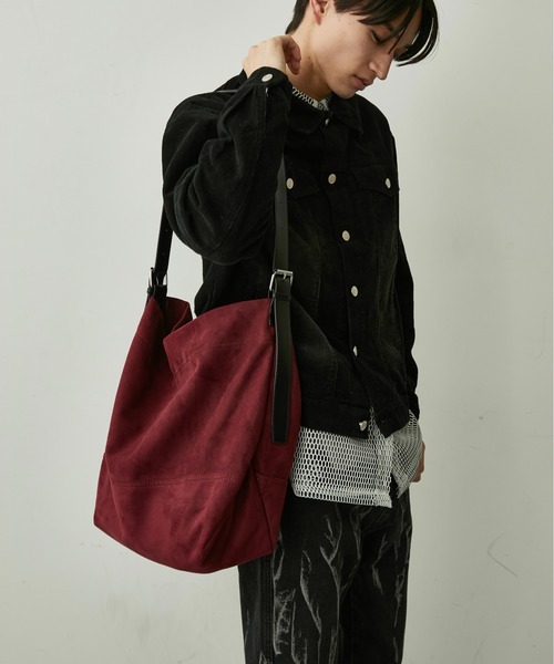 BLANK HOTEL ショルダーバッグ Faux Suede One-Handle Shoulder Bag