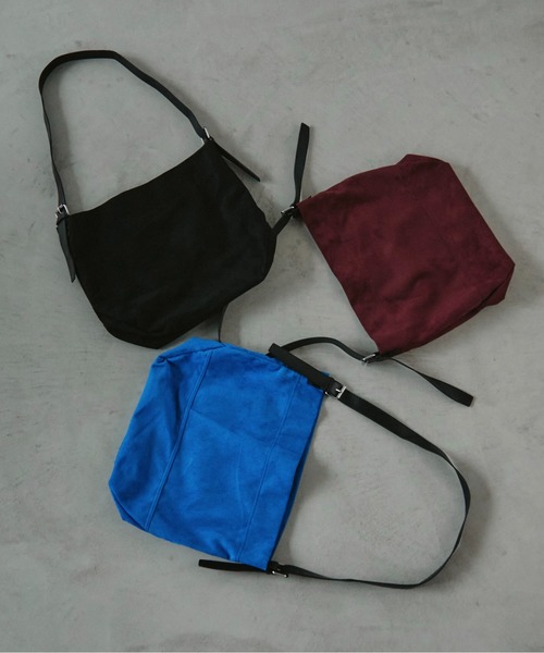 BLANK HOTEL ショルダーバッグ Faux Suede One-Handle Shoulder Bag