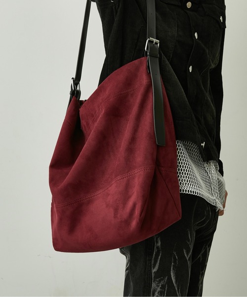 BLANK HOTEL ショルダーバッグ Faux Suede One-Handle Shoulder Bag