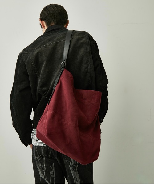 BLANK HOTEL ショルダーバッグ Faux Suede One-Handle Shoulder Bag