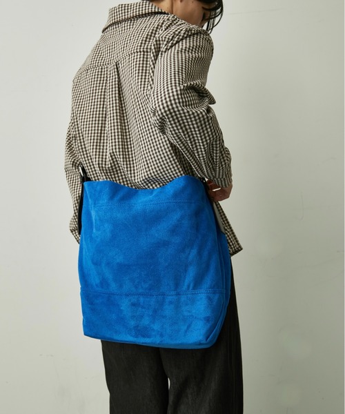 BLANK HOTEL ショルダーバッグ Faux Suede One-Handle Shoulder Bag