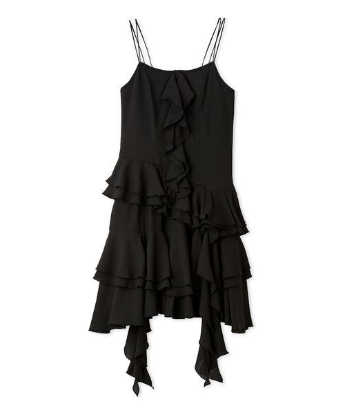 SNIDEL（スナイデル） ワンピース ラッフルバリエキャミミニワンピース