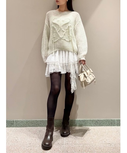 SNIDEL（スナイデル） ワンピース ラッフルバリエキャミミニワンピース