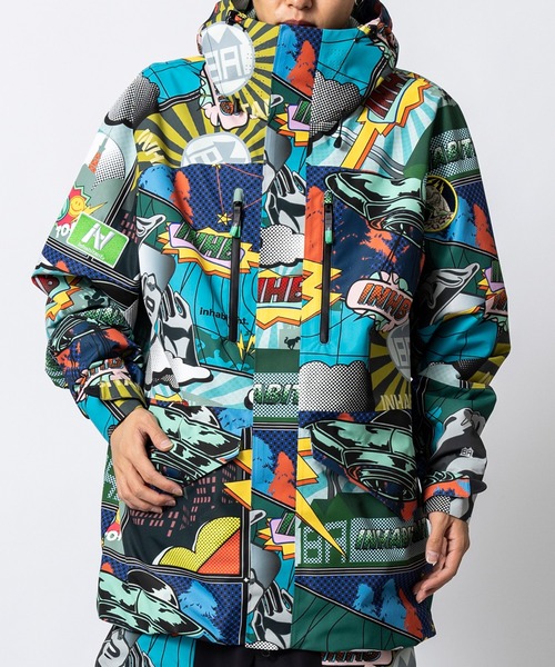 インハビタントジャケット inhabitant（インハビタント） スノーボードウェア メンズ SIDE LINE