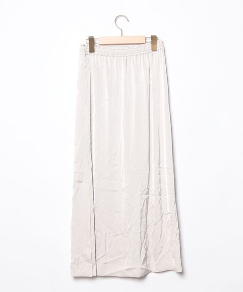 [NANO universe] длинная юбка 38 бежевый женский 