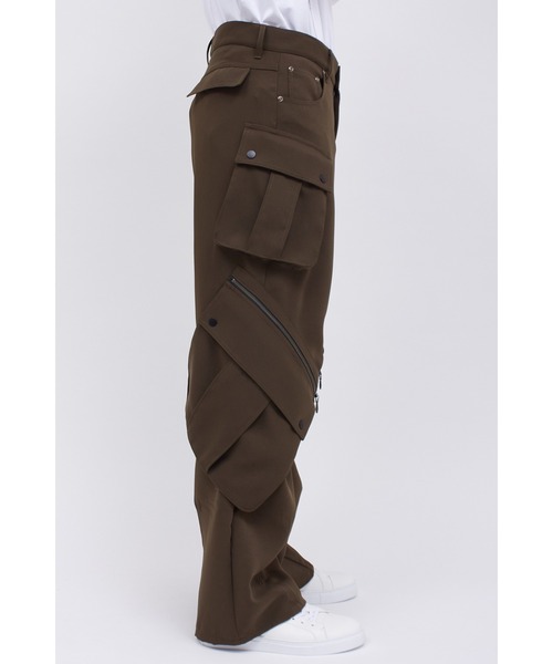 カーゴパンツ ダブルクロスワイドカーゴパンツ メンズの画像