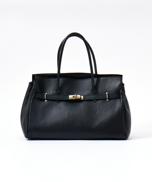 「AULENTTI」 トートバッグ フリー ブラック レディース_画像2