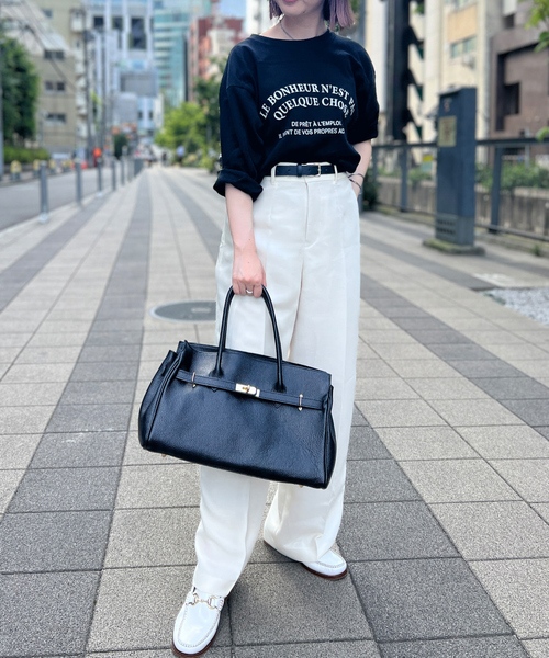 「AULENTTI」 トートバッグ フリー ブラック レディース_画像4