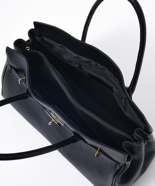 「AULENTTI」 トートバッグ フリー ブラック レディース_画像9