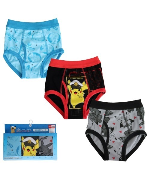 Pokemon（ポケモン） ブリーフ 3枚組ブリーフ キッズ 子供 男の子