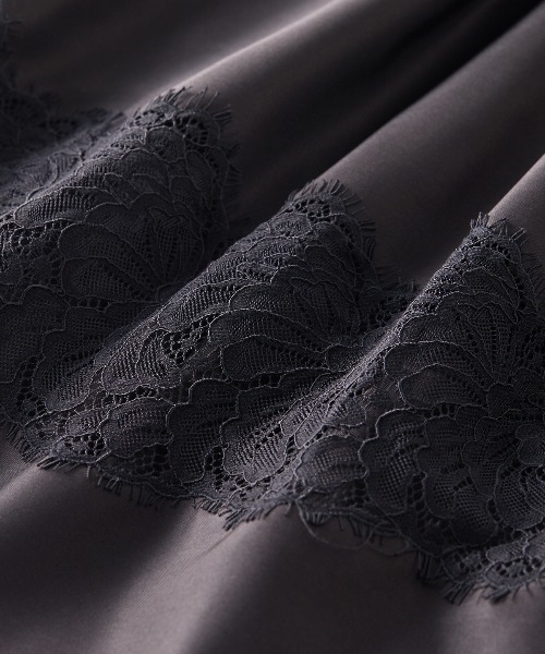 ☆専用☆新品同様☆48400円☆レース☆スカート☆黒☆Odette☆ 洗える総レースタイトスカート（選べる2レングス）<大きいサイズ有