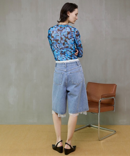 MAISON SPECIAL（メゾンスペシャル） tシャツ Flower Print Tops