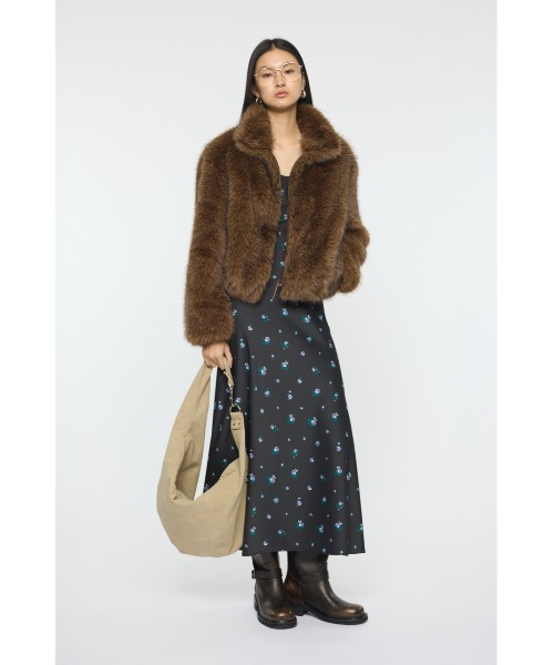 MOUSSY マウジー　FLORAL FLARE ドレス MOUSSY（マウジー） ワンピース 「26年SS新作」FLORAL FLARE ドレス