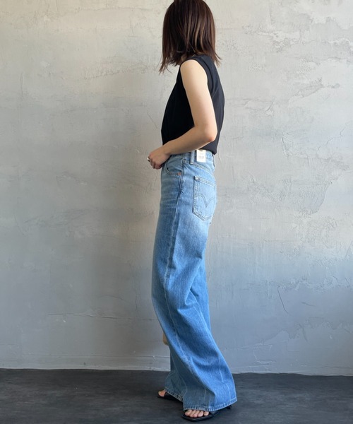 ジーンズ デニム デニムパンツ 「LEVI'S/リーバイス」 RIBCAGE ワイド
