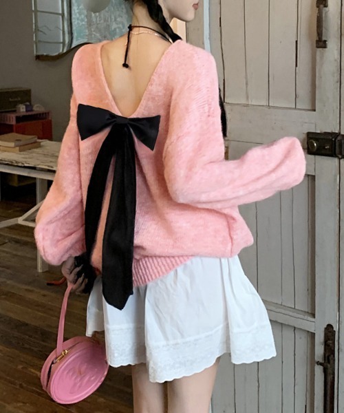 miniministore（ミニミニストア） ニット セーター バックオープン