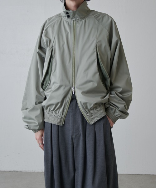 美品 SPORTMAX シルク100% ライトブルゾン 春夏 薄手 ゆったり Lui's（ルイス） ブルゾン アウター シルク混ソフトタッチブルゾン