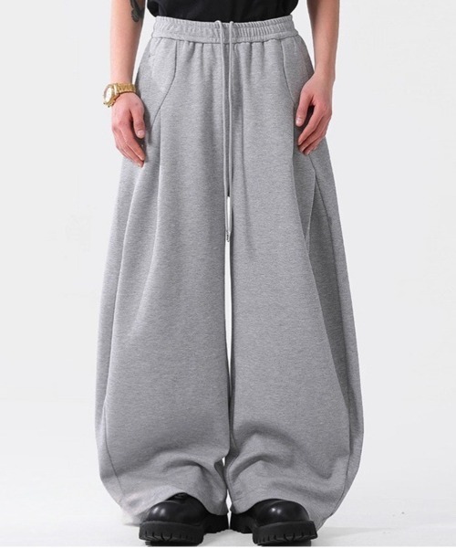 NEW GENTLEMAN ワイドパンツ スウェットパンツ ジャージ バルビュータ