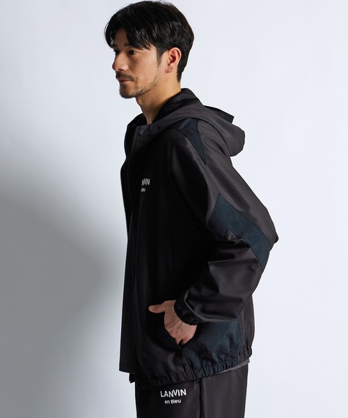 LANVIN en Bleu ブルゾン アウター セットアップ パフォーマンス
