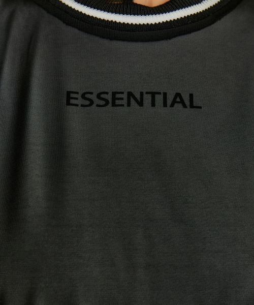 「ESSENTIAL」 半袖ワンピース 36 ブルー レディース_画像9