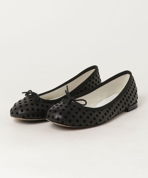 Repetto*レペット バレエシューズ フラットパンプス リボン エナメル38