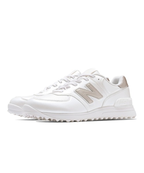 【新品未使用】ニューバランス ゴルフシューズ 574 レディース24cm 白 New Balance（ニューバランス） ゴルフシューズ 574 スニーカー 「GOLF