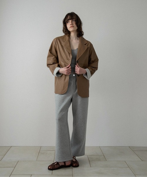 lawgy（ラウジー） コート アウター 2way sleeve embroidery jacket