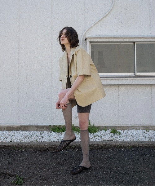 lawgy（ラウジー） コート アウター 2way sleeve embroidery jacket