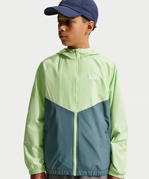 コート アウター NIKE/ナイキ ジャケット ウィンドランナー キッズ K NSW RPL WR HD JKT IF2821-360の画像