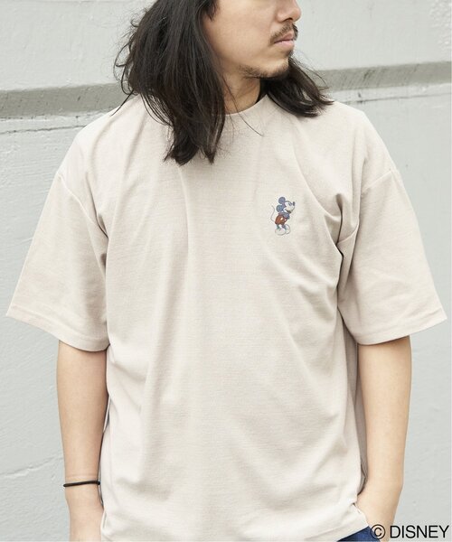 MICKEY MOUSE（ミッキーマウス） tシャツ 梨地 ミッキーマウス＆ミニー