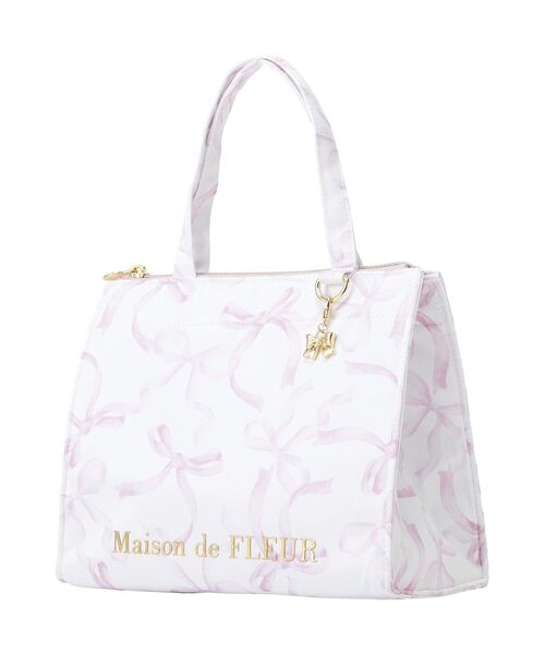 rose様オーダーページ♡ランチバッグ☆トートバッグ☆猫柄♡ジョリーフルール Maison de FLEUR（メゾンドフルール） トートバッグ リボン柄保冷
