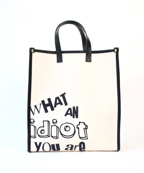 Scrap Book トートバッグ　オフホワイト Scrap Book（スクラップブック） トートバッグ 「intoxic.」LIMITED