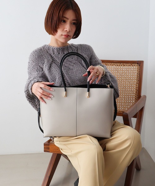 「MIAN 」 トートバッグ FREE アイボリー レディース_画像6