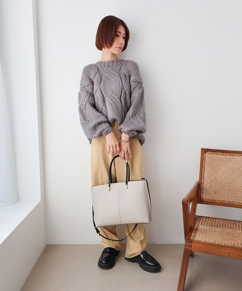 「MIAN 」 トートバッグ FREE アイボリー レディース_画像7