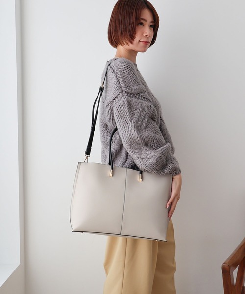 「MIAN 」 トートバッグ FREE アイボリー レディース_画像8