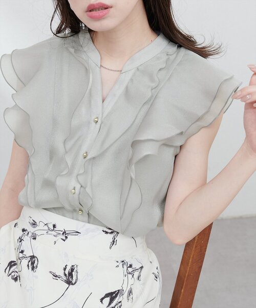 natural couture 「natural couture」 ノースリーブチュニック FREE 