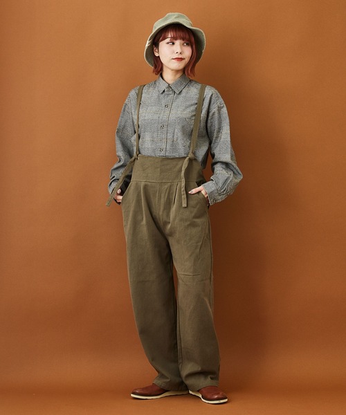 「CUBE SUGAR」 長袖シャツ M ネイビー レディース_画像3