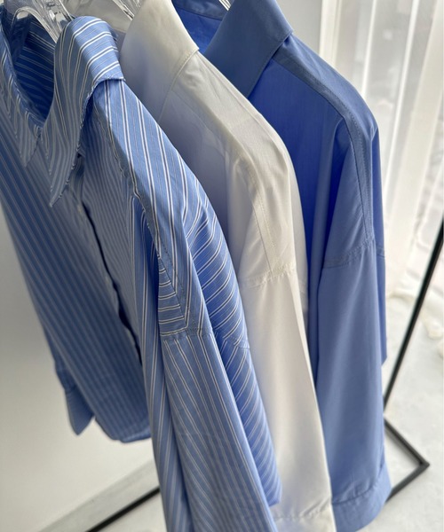 「feepur」 長袖シャツ MEDIUM ブルー レディース_画像2