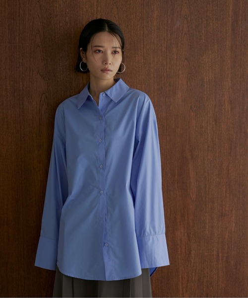 「feepur」 長袖シャツ MEDIUM ブルー レディース_画像6
