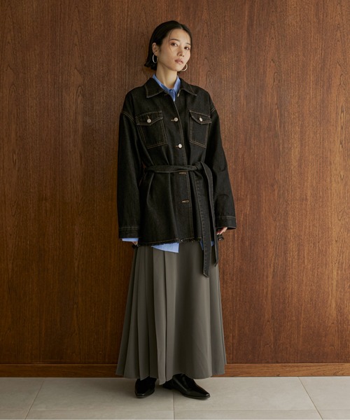「feepur」 長袖シャツ MEDIUM ブルー レディース_画像9