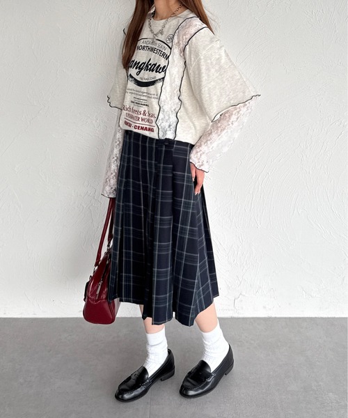 「kutir」 スカート MEDIUM レッド レディース_画像7