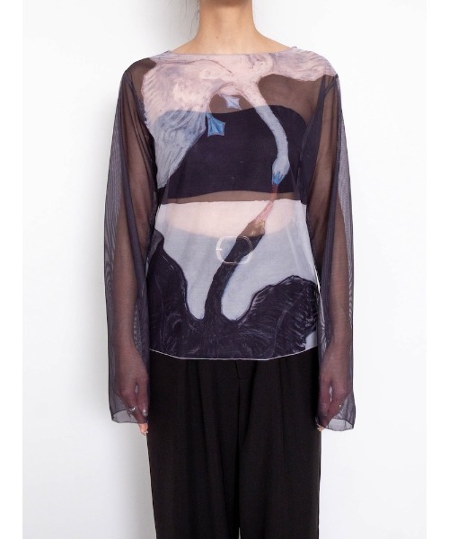 トップス sahara Sheer Top \