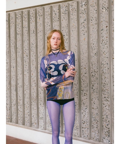 sahara（サハラ） tシャツ Sheer Top ”Hilma af Klint レディース