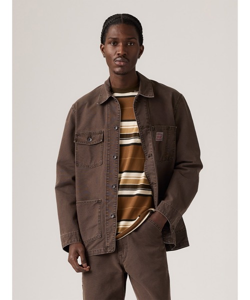 未使用 リーバイス トラッカージャケット BROWN RINSE Levi's（リーバイス） デニムジャケット X-LARGE ブラウン メンズ