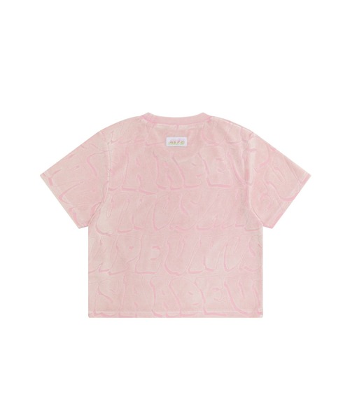 「AAPE BY A BATHING APE」 半袖Tシャツ X-SMALL ライトブルー レディース_画像6