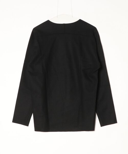 「KAZUYUKI KUMAGAI ATTACHMENT」 長袖Tシャツ 1 ブラック メンズ_画像2